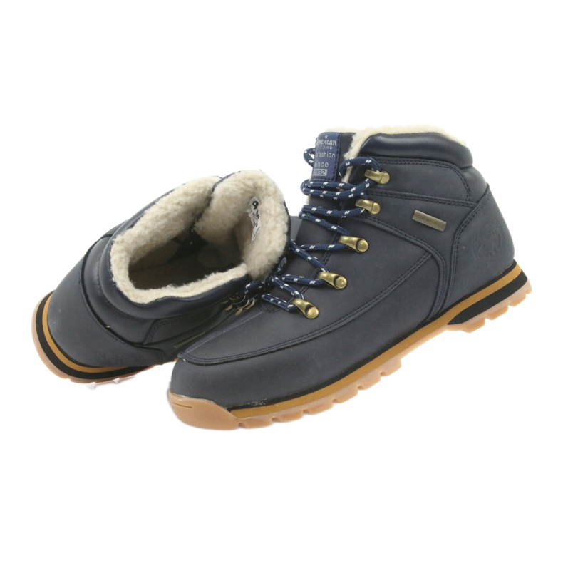 American Club American Boots Winterstiefel 152619 marineblau navy blau 4