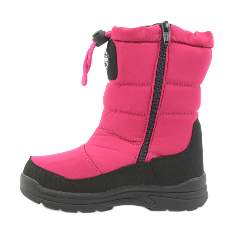 American Club Amerikanische Winterstiefel mit 801SB Membran schwarz rosa 2