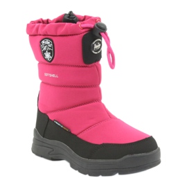 American Club Amerikanische Winterstiefel mit 801SB Membran schwarz rosa 1