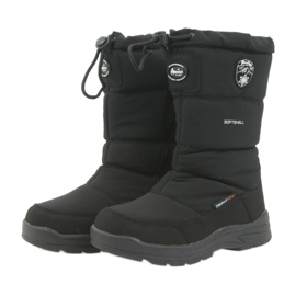 American Club American 801SB schwarze Schneestiefel mit Membran 3
