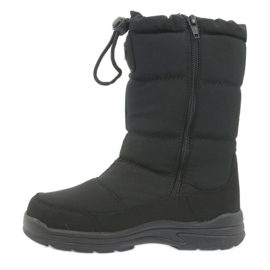 American Club American 801SB schwarze Schneestiefel mit Membran 2
