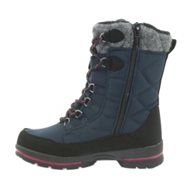 American Club Schneestiefel mit amerikanischer 801SB Granat-Membran schwarz marineblau 2