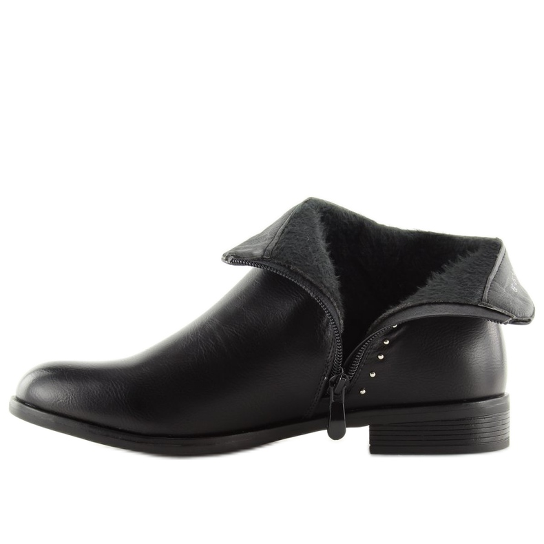 Schwarze Chelsea-Stiefel für Damen 0-257 Schwarz 2