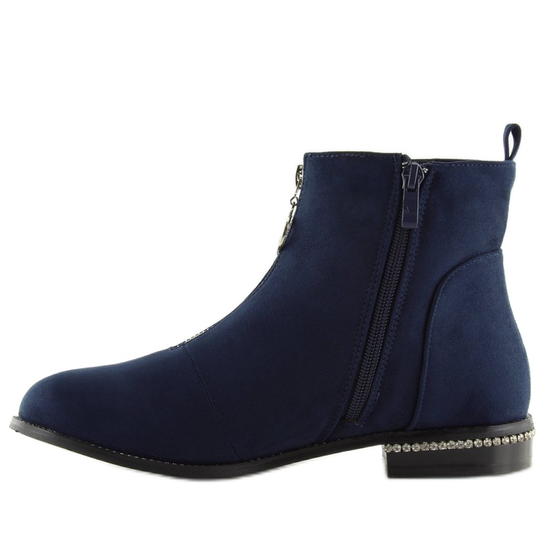 Marineblaue Stiefel für Damen LL6300 Blau 1