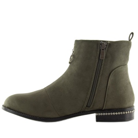 Grüne Damenstiefel LL6300 Olive 1