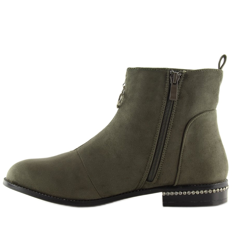 Grüne Damenstiefel LL6300 Olive 1