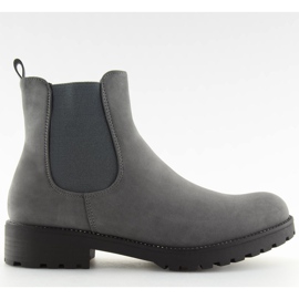 Graue Chelsea Boots für Damen SP16 Grau 1