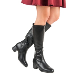 Filippo Schwarze klassische Stiefel 2