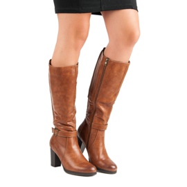 Filippo Warme Stiefel auf der Post braun 2