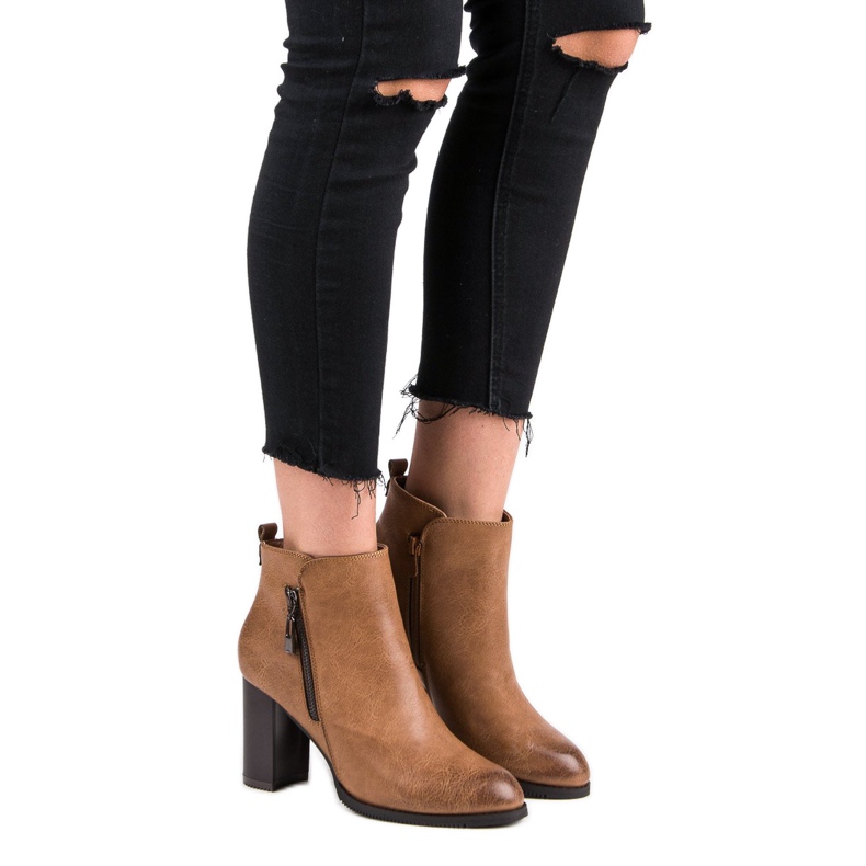 Super Mode Kamel High Heels braun 1