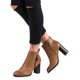 Super Mode Kamel High Heels braun 2