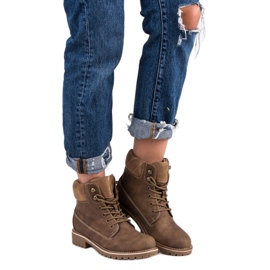 Super Me Geknotete Trapper braun 1