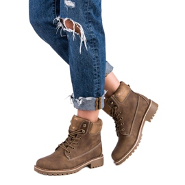 Super Me Geknotete Trapper braun 2