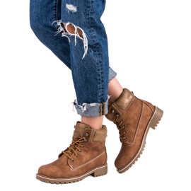 Super Me Geknotete Trapper braun 2