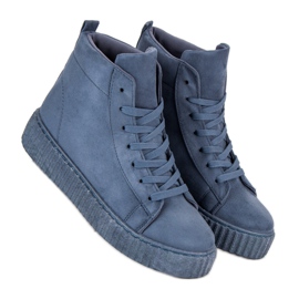 Wilady Sneaker über dem Knöchel blau 2