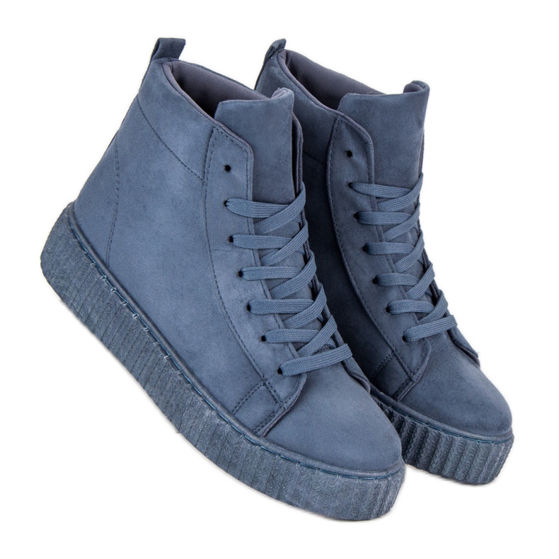 Wilady Sneaker über dem Knöchel blau 2