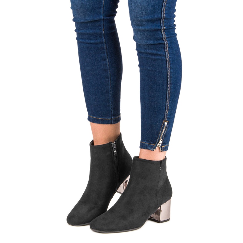 Bestelle Elegante Herbststiefel schwarz 1