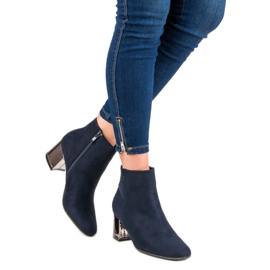 Bestelle Elegante Herbststiefel blau 1