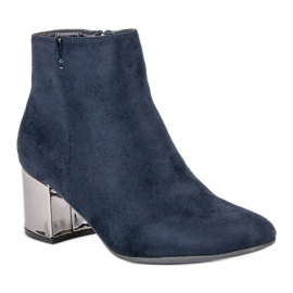 Bestelle Elegante Herbststiefel blau 2