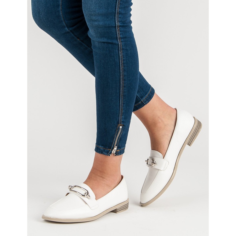 Super Me Weiße Slipper 1