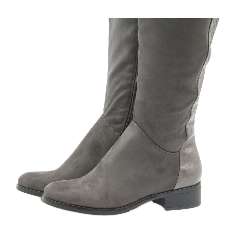 Graue Filippo 379 Kniestiefel 5