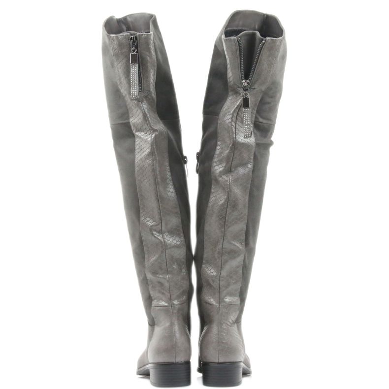 Graue Filippo 379 Kniestiefel 3