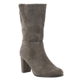 Dunkle Stiefel Stiefel Coffe Sergio leone beige 1