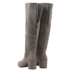 Dunkle Stiefel Coffe Sergio leone braun 4