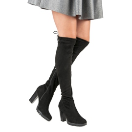 Cm Paris Wildleder-Musketiere auf einer Säule schwarz 1