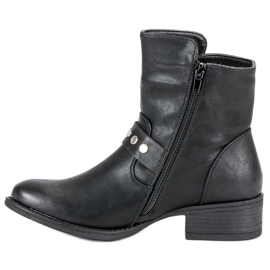 Schwarze Rockstiefel 1