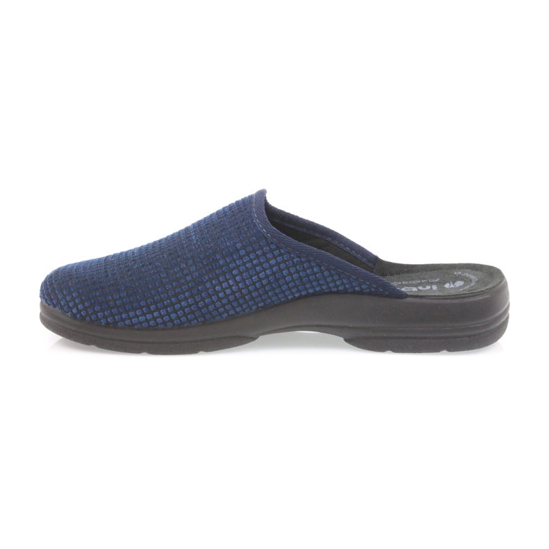 Inblu Marineblaue Hausschuhe für Herren navy blau 2