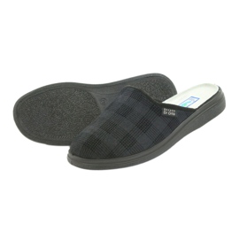 Befado Herrenschuhe125m Hausschuhe, Gesundheitshausschuhe schwarz grau 4