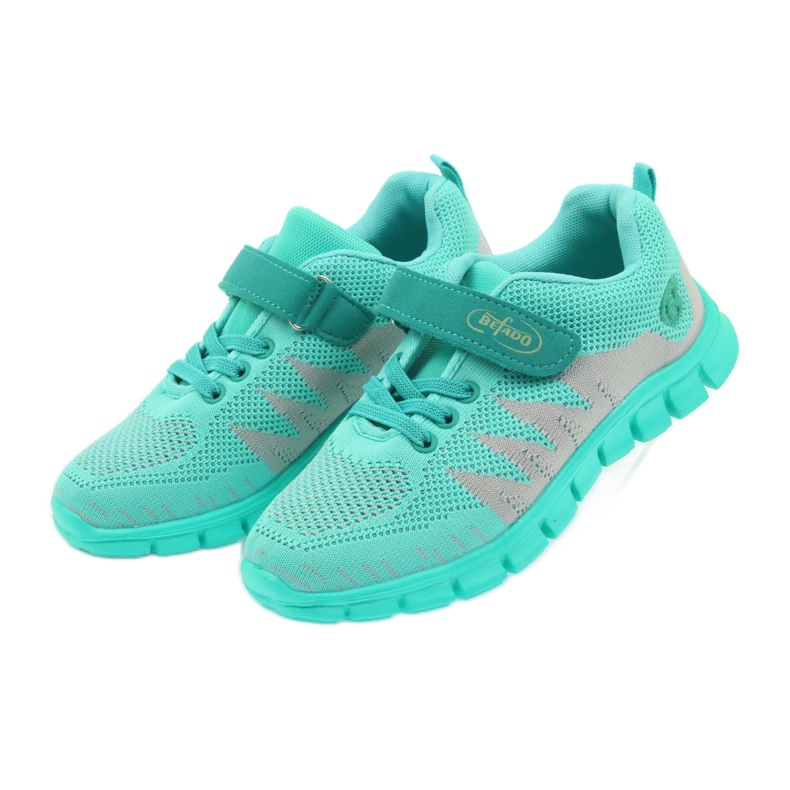 ADI Kindersportschuhe Befado 516Y026 grau grün 4