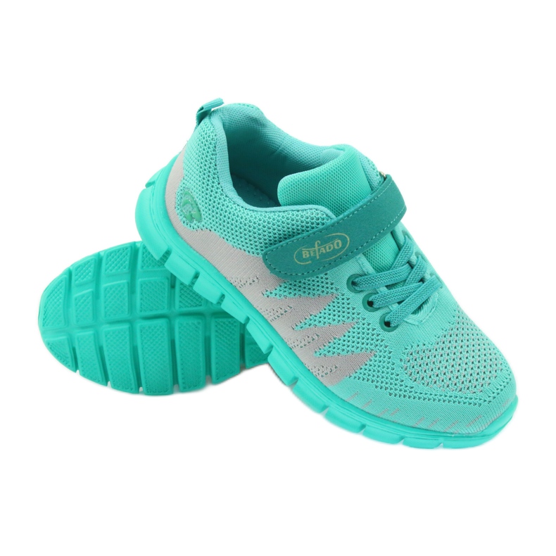 ADI Kindersportschuhe Befado 516Y026 grau grün 3