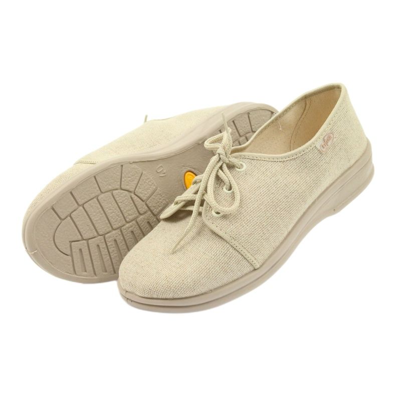 Befado Herrenschuhe pu 630M007 beige 4