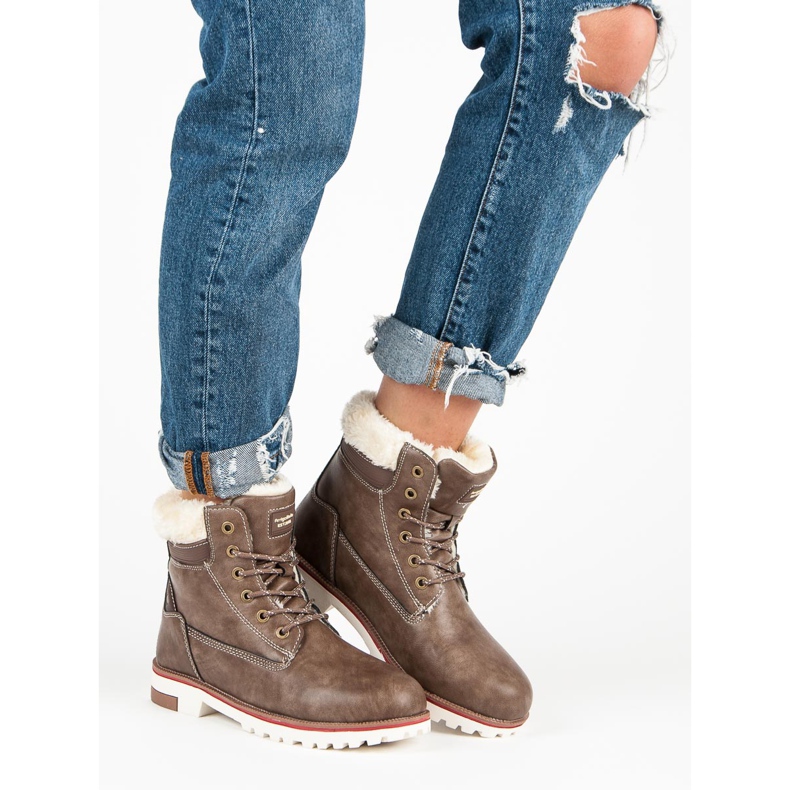 Arrigo Bello Warme Winter-Trapper braun 1