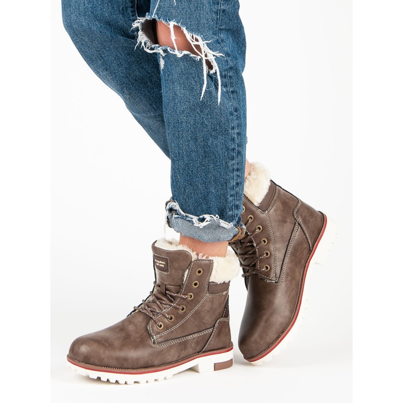 Arrigo Bello Warme Winter-Trapper braun 2