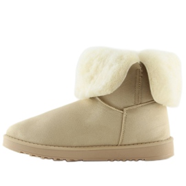 Emusy mit Pompon beige SP04P Beige 1