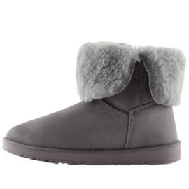 Grau emust mit Pompon SP04P Grau 1