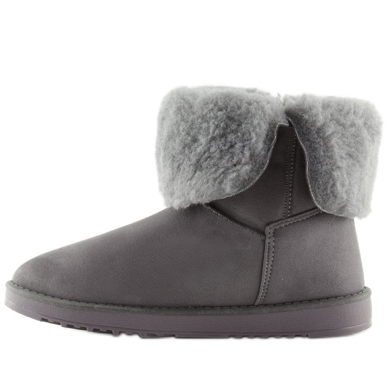 Grau emust mit Pompon SP04P Grau 1