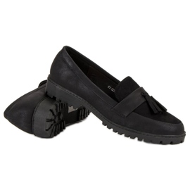 Queen Vivi Schwarze Loafer 1
