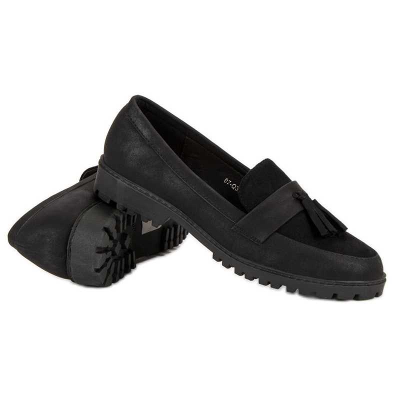 Queen Vivi Schwarze Loafer 1