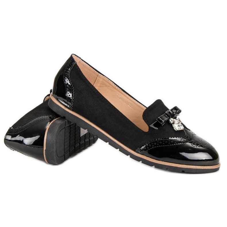 SDS Modische Loafer schwarz 1