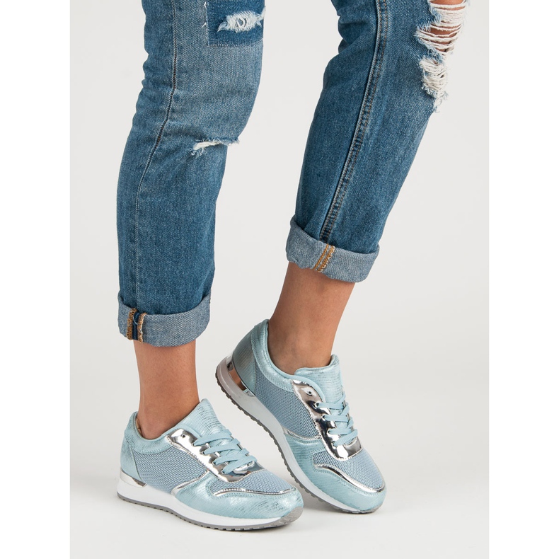 Modische Sportschuhe blau 1