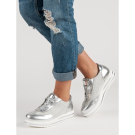 Fama Modische Turnschuhe grau 2