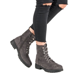 Seastar Wildleder-Trapper grau 2