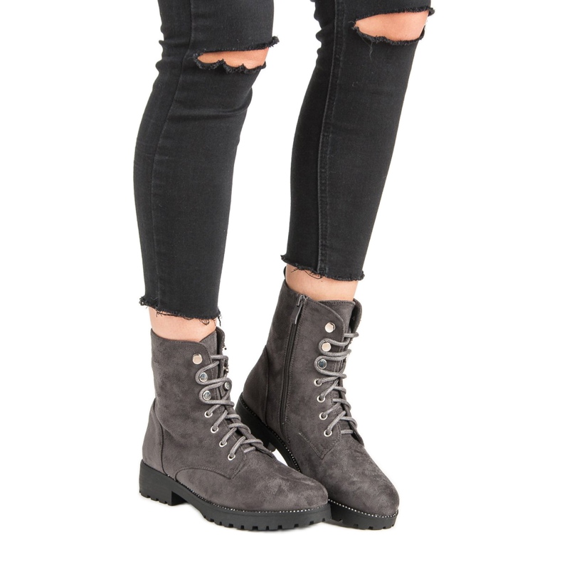 Seastar Wildleder-Trapper grau 1