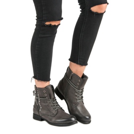 Kayla Graue Rockstiefel 1