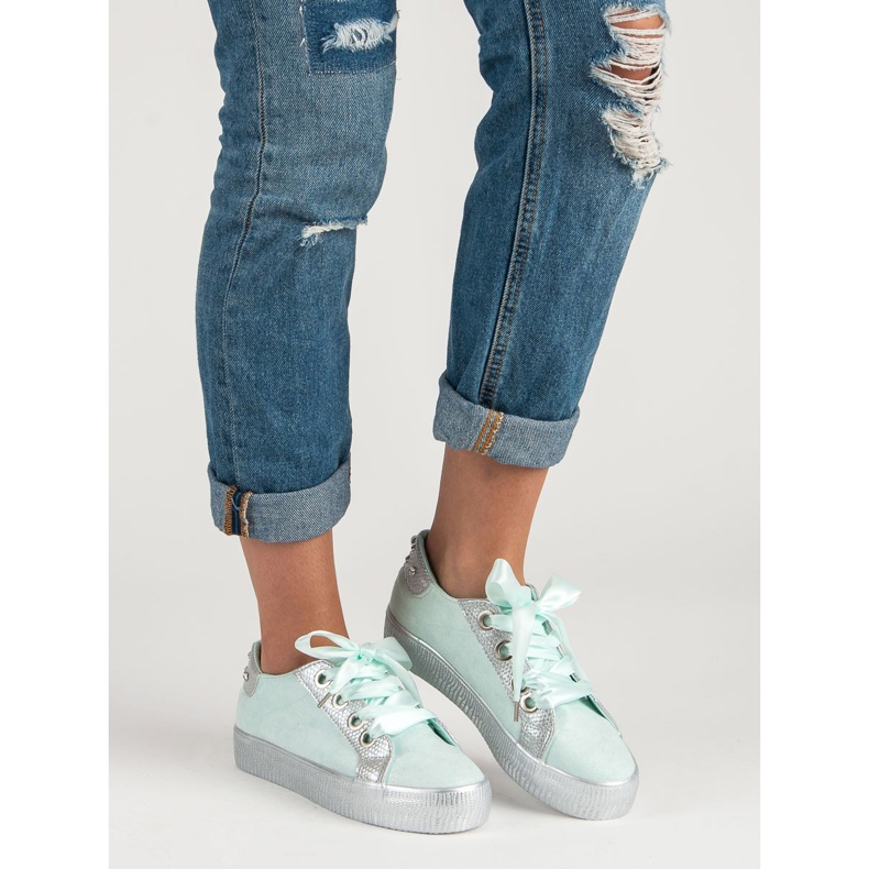 Bestelle Gebundene Sportschuhe grün 2