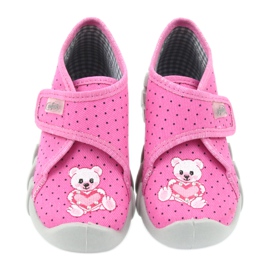 Befado Kinderschuhe 112P185 Hausschuhe rosa 5